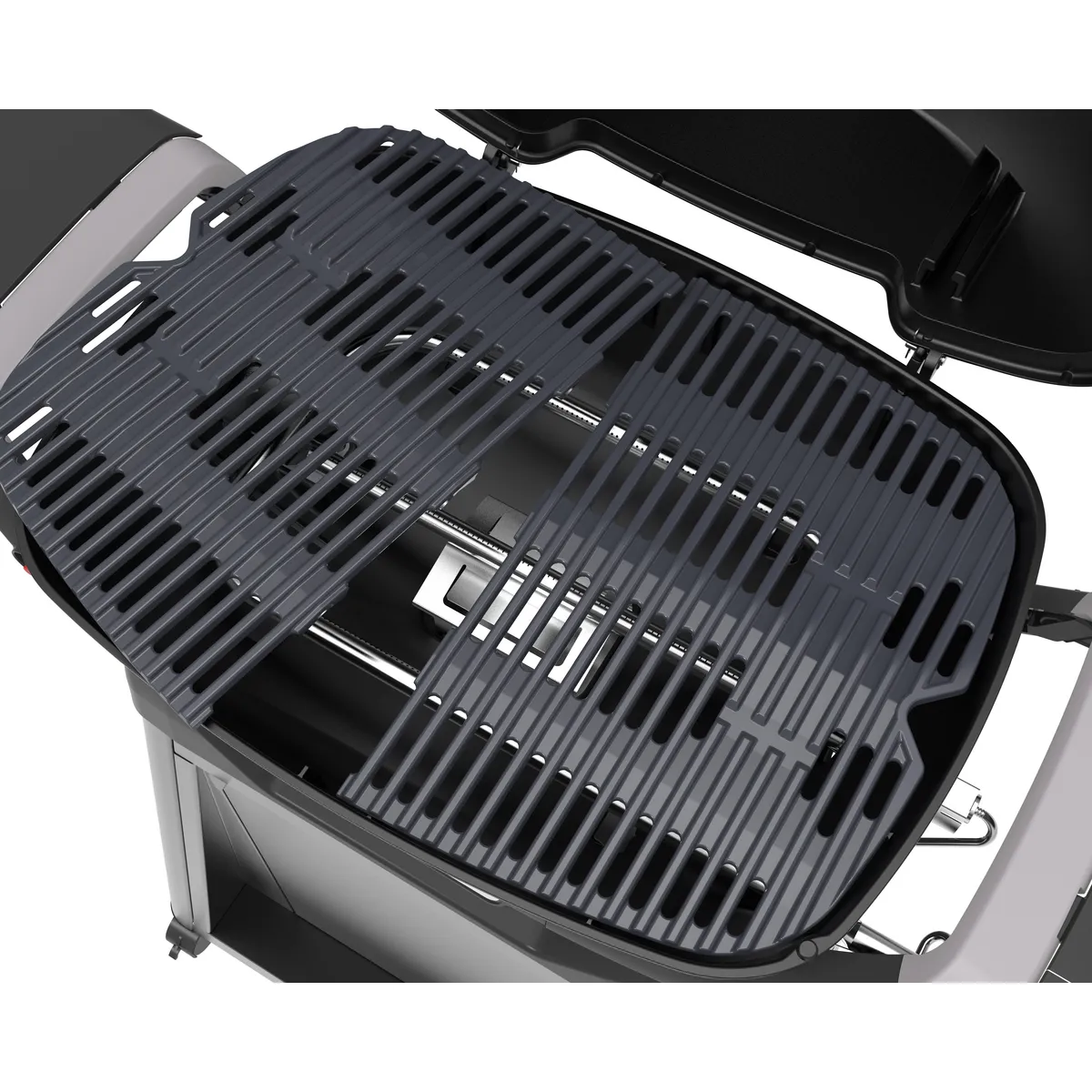 Weber - Q 2800N  Gas Grill with Premium Stand - Midnight Black