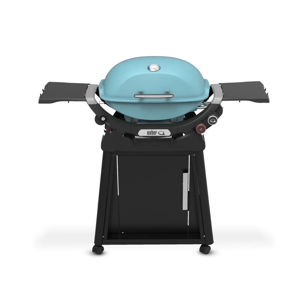 Weber - Q 2800N  Gas Grill with Premium Stand - Sky Blue